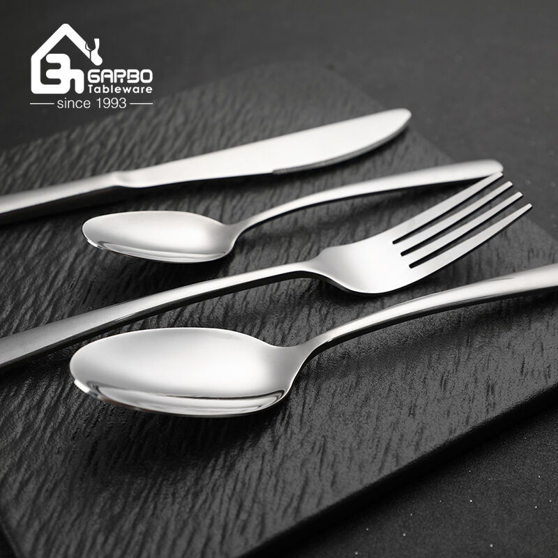 Vintage Silverware Set 4PCS Knife Fork Spoon Teaspoon Cutlery Set