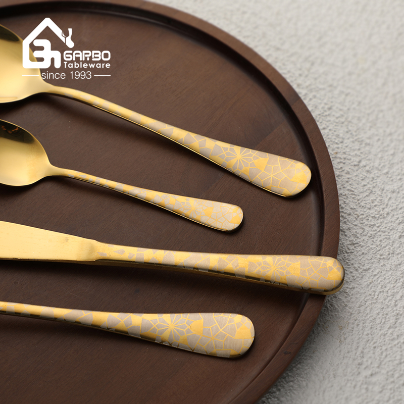 godlen and grey color dinner fork for party used 
