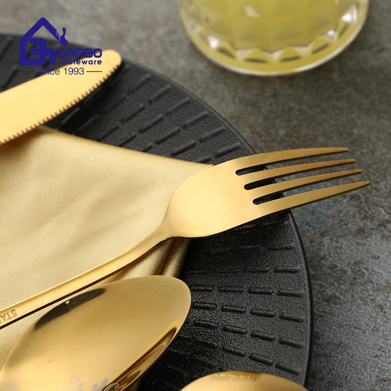 godlen and grey color dinner fork for party used 