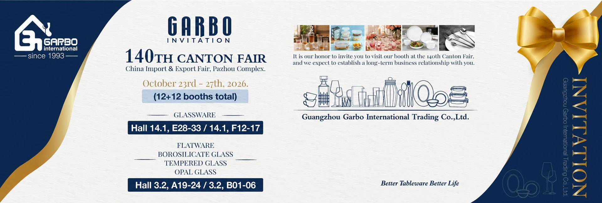 The 140th Canton Fair Tableware Show