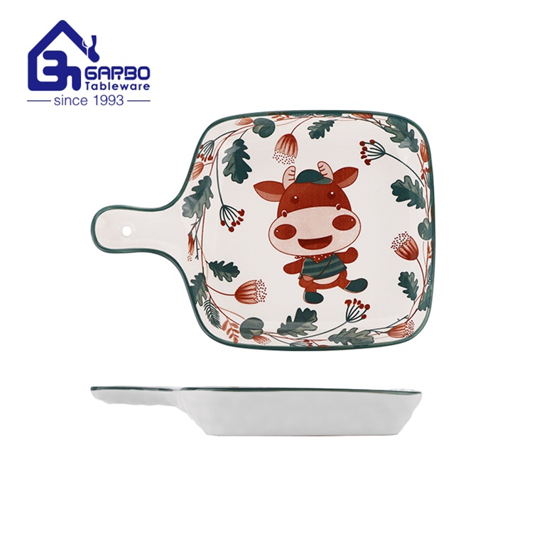 U shaped porcelain baking pan brings you an elegant life