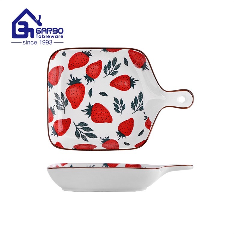 U shaped porcelain baking pan brings you an elegant life