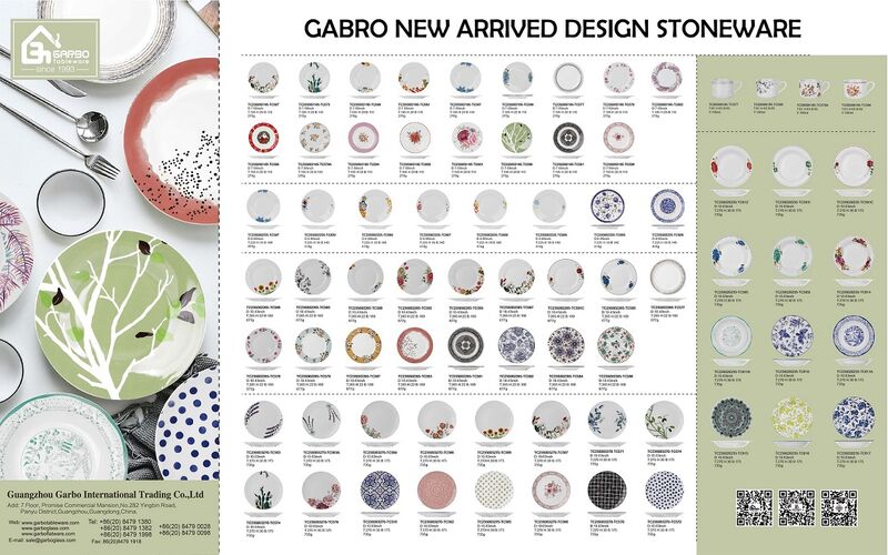 Ceramic stoneware new print design for various size