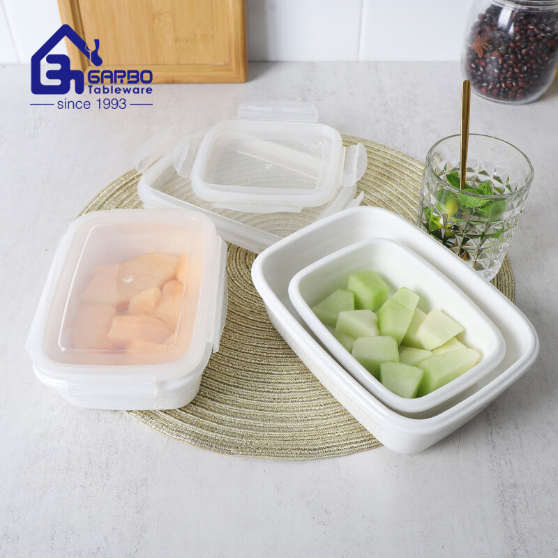 Porcelain Food Containers with PP Lids: A Stylish and Eco-Friendly Kitchen Solution