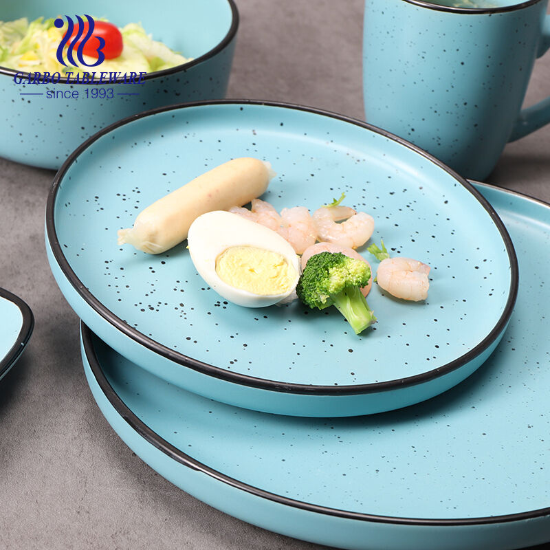 The Allure of Garbo International's New Design Color Glazed Stoneware Dinner Set