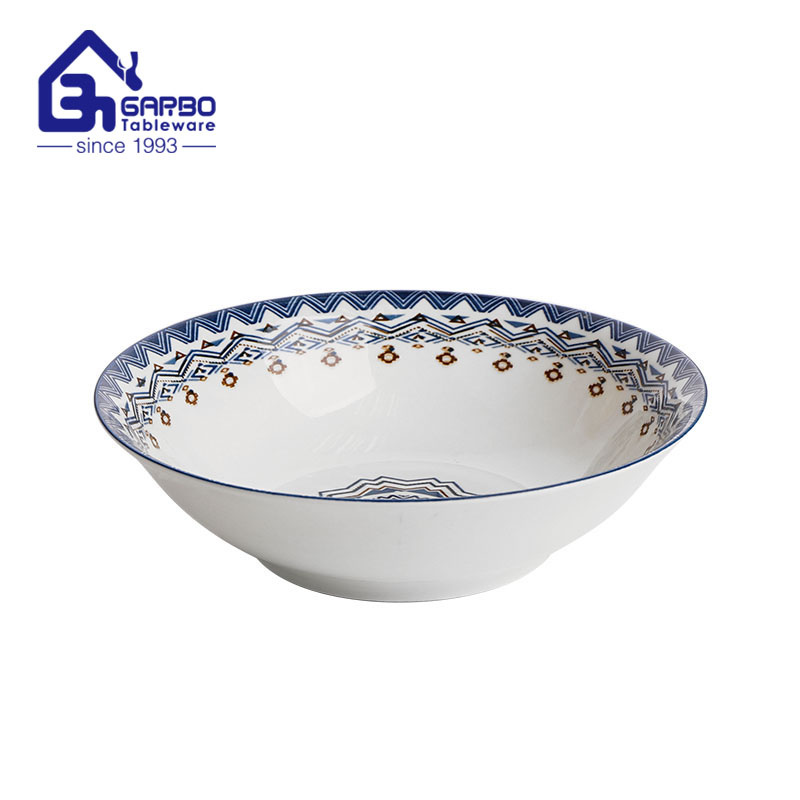 8 inches porcelain bowls precook deep bowl 
