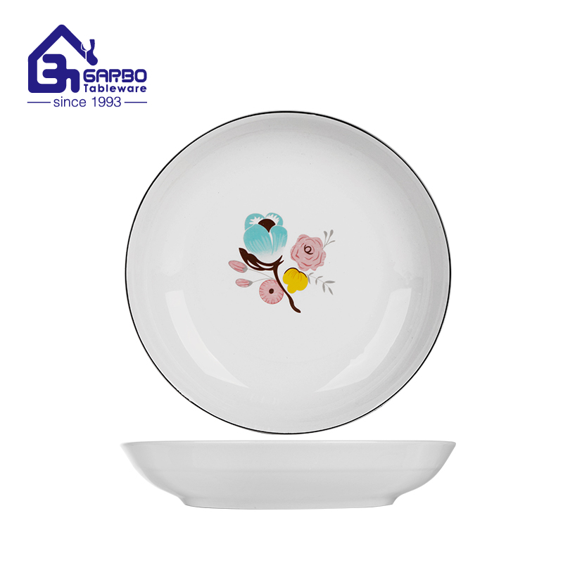 Stoneware fruit plate 