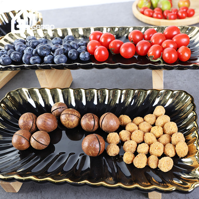 Question and answer recommendation: Chaozhou-made reinforced porcelain electroplated gold with wooden frame ceramic set, showing quality and style