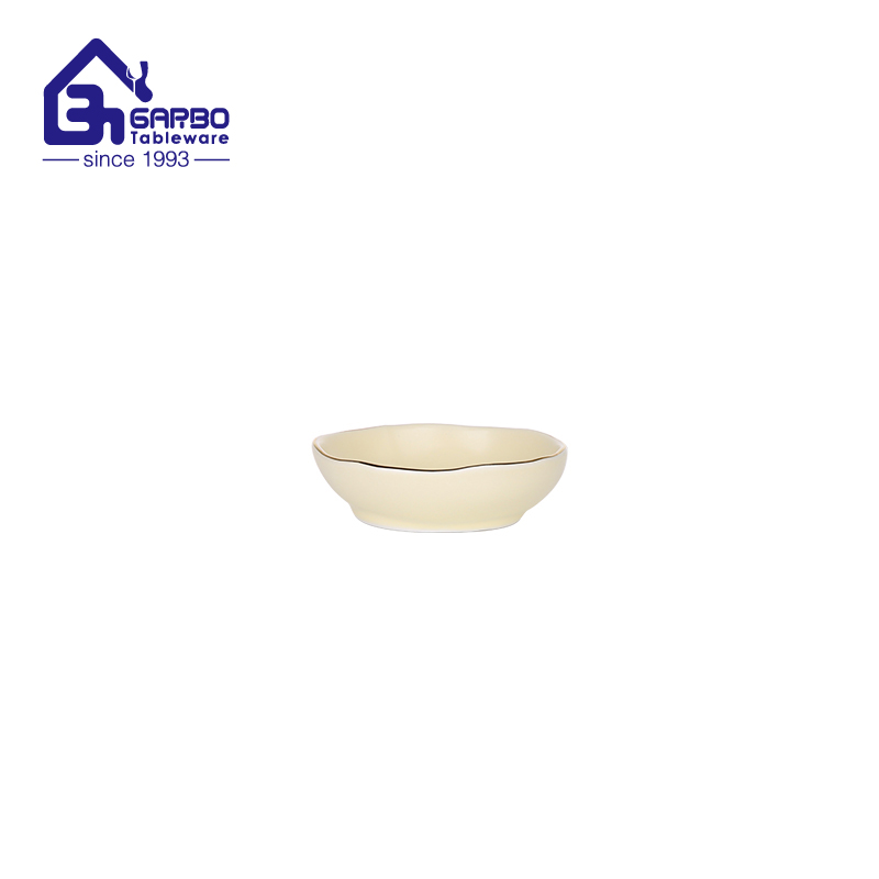 3.5-Inch Color Glazed Reinforced Porcelain Small Dish