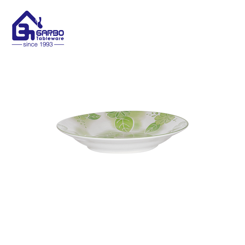 9.25-inch Ceramic Floral Print Dinner Plate