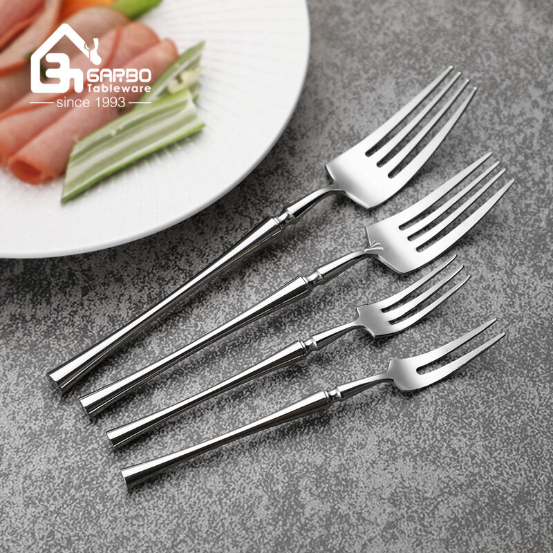 Mirror Polish Silver Dinner Fork Manufactured in China Ready to Ship Cutlery Dessert Cake Fork
