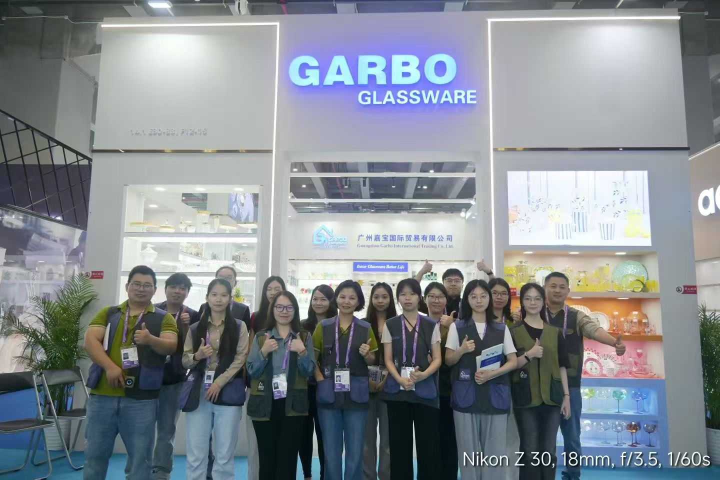 Garbo 139th Canton Fair : Full range of Glassware and kitchenware products, one-stop customization