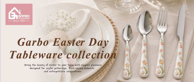 Easter Cutlery for Poland Market: Garbo Themed Stainless Steel Flatware, Capturing the Seasonal Tableware Opportunity Easter Cutlery for Poland Market: Garbo Themed Stainless Steel Flatware, Capturing the Seasonal Tableware Opportunity