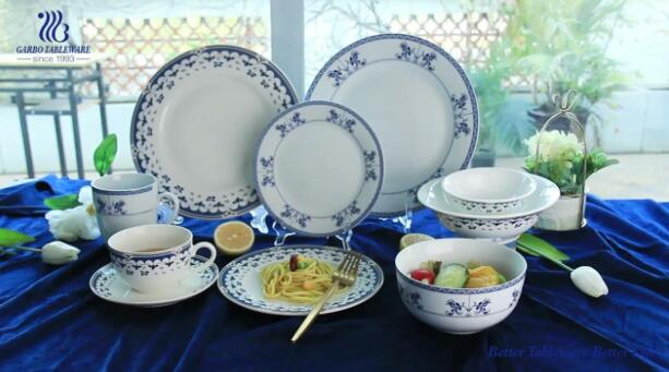 New Bone China yemek takımlarından Garbo sofra takımları