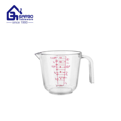 Wholesale Kitchenware Bulk Pack Measuring Cups Manufacturer Customized Green Small Size 300ml Plastic Measuring Cups