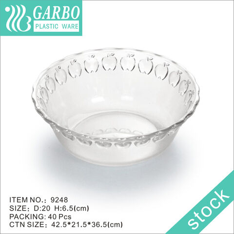 wholesale 4.5inch transparent plastic bowl in round shape from China