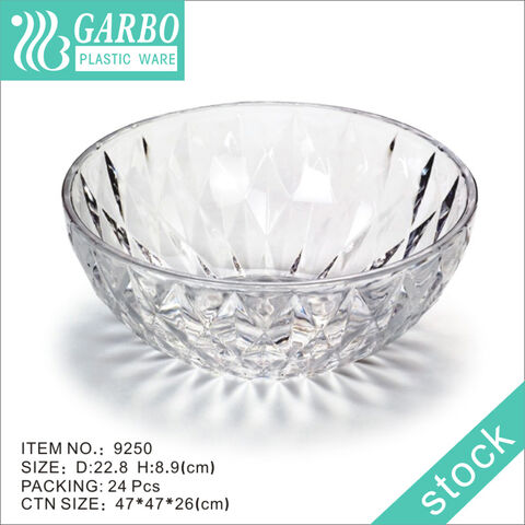 wholesale 4.5inch transparent plastic bowl in round shape from China