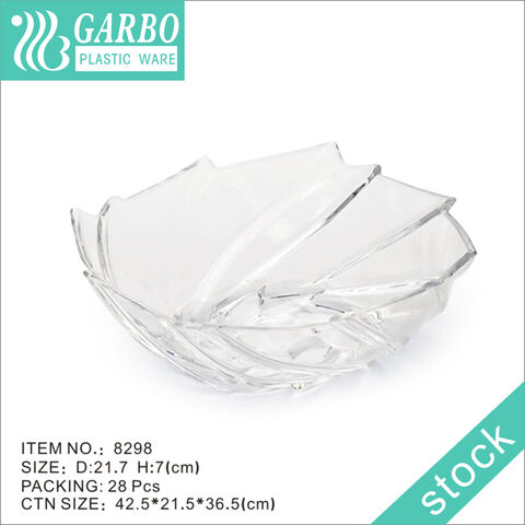 stackable small plastic bowls with embossed patterns