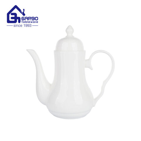 Jarro de leite de porcelana fina branco pote de leite de porcelana Creamer Jarro com alça 9.7 onças