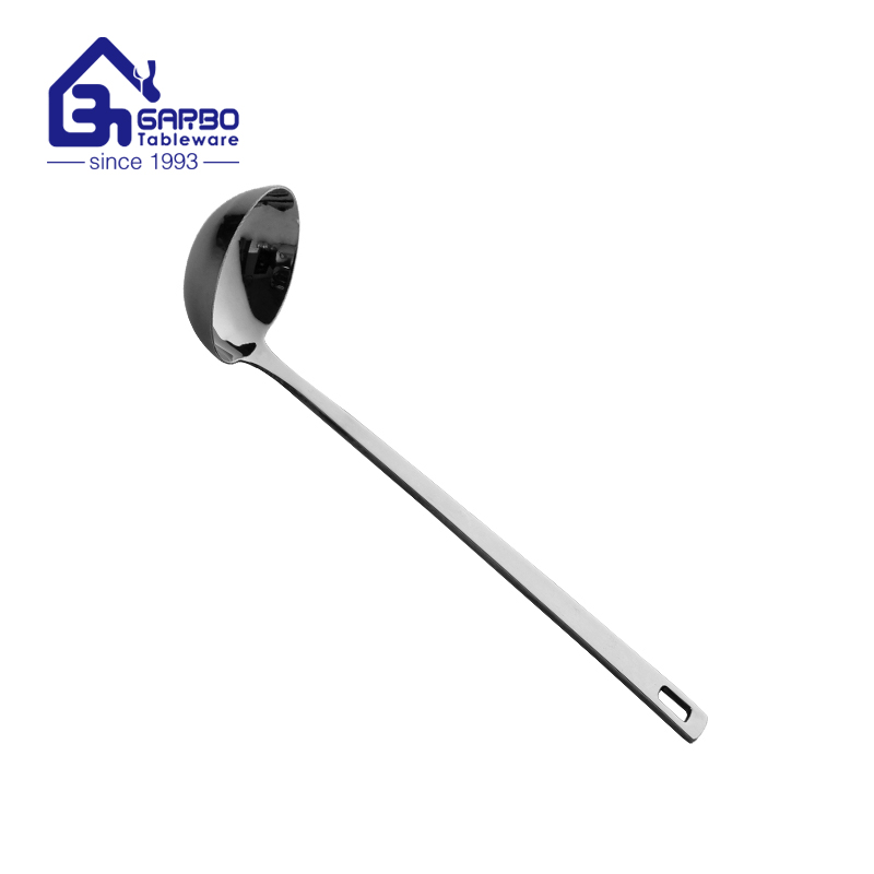 201ss long handle new arrival slotted soup spoon