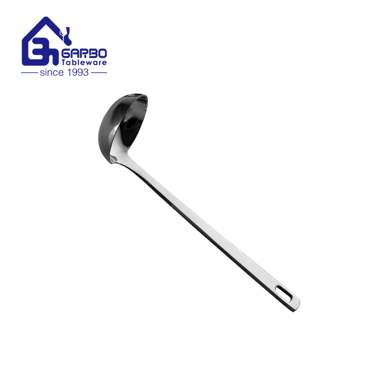 201ss long handle new arrival slotted soup spoon