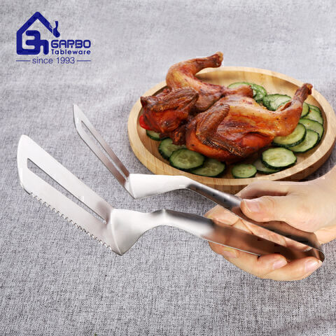 Stock Bulk Pack Tableware Stainless Steel Kitchen Food Tong