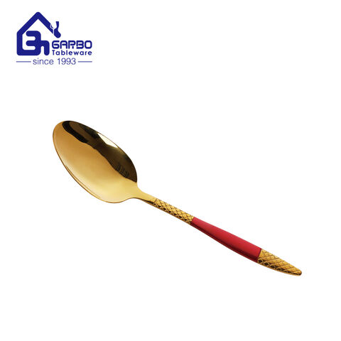 New arrvial high quality 201ss gold plating serving utensil