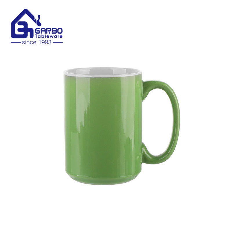 380ml bulk color glaze stoneware coffee mugs