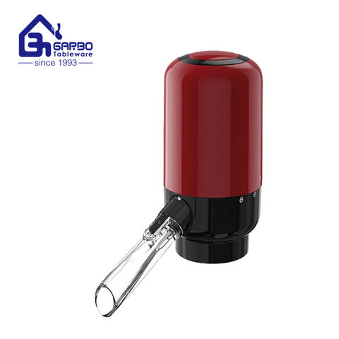 Eletric Black Wine Aerator In Silicon ABS and Acrylic Material Food Contact Safe