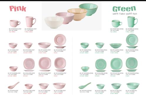 Do you know colored opal glass dinnerware from Garbo?