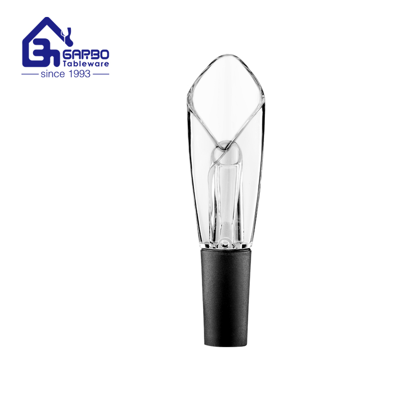 China Factory High-end Silicone and ABS Material Tulips Red Wine Pourer
