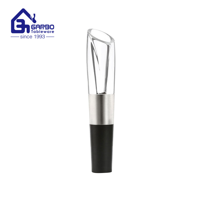 China Factory High-end Silicone e ABS Material Tulipas Vinho Tinto Pourer