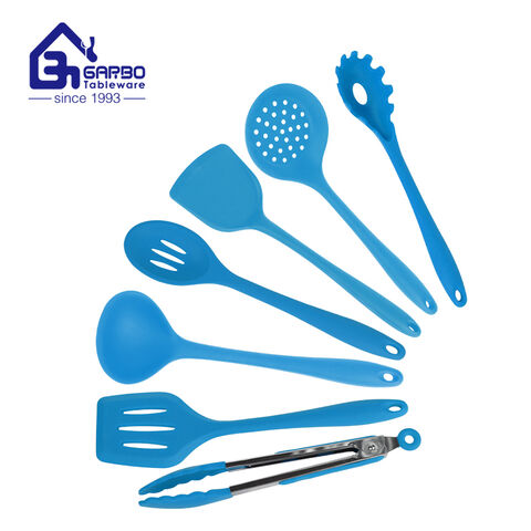 best quality kitchen serving silicone material food tong