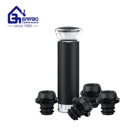 China Factory Wholesale Manual Wine Vacuum Pump With 4 Stoppers