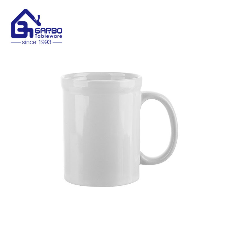 white 8.8oz ceramic coffee mugs manufacturer china for chill out