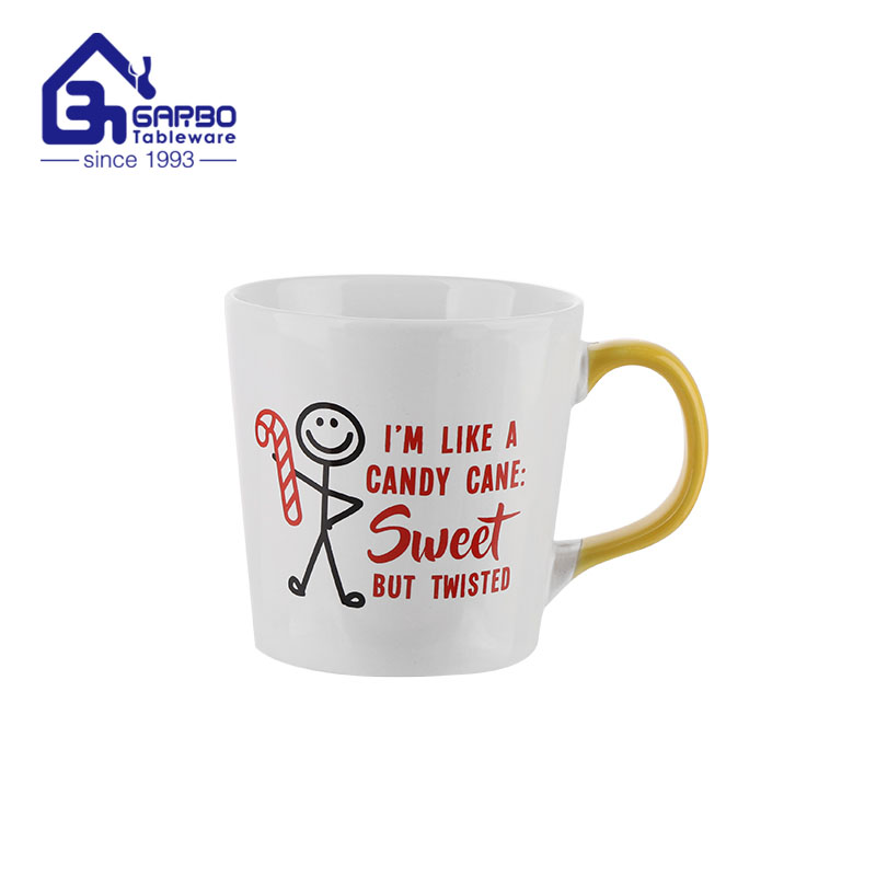 Factoty Wholesale 480ml ceramic coffee cup stoneware mug custom printing in bulk for cheap