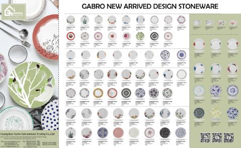 Ceramic stoneware new print design for various size