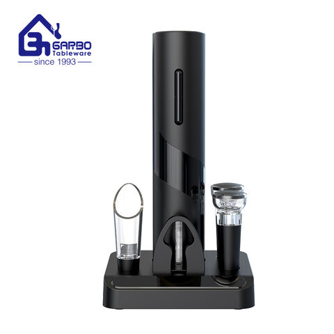 High Quality of Complete Set of Wine Accessories With Black Base