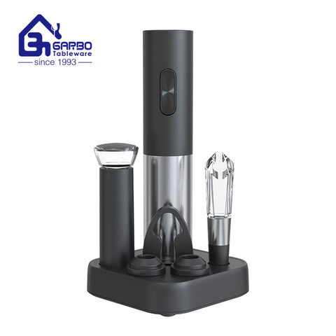 High Quality of Complete Set of Wine Accessories With Black Base