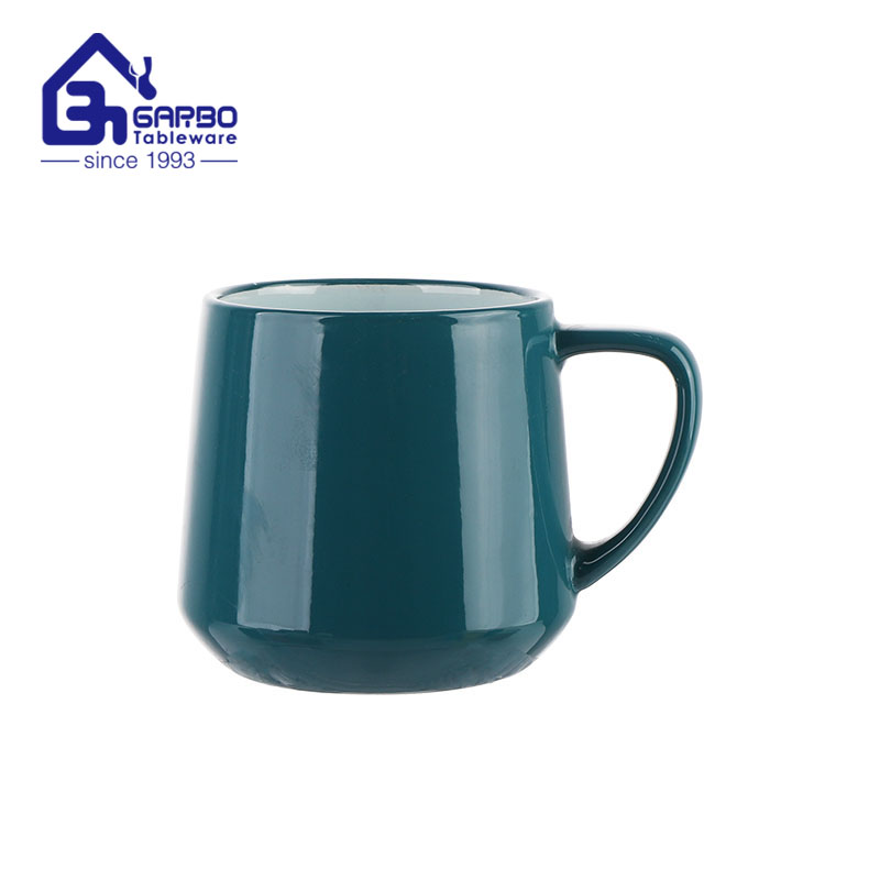 Tazas de café de cerámica de diseño especial, tazas de gres de 16oz con asa