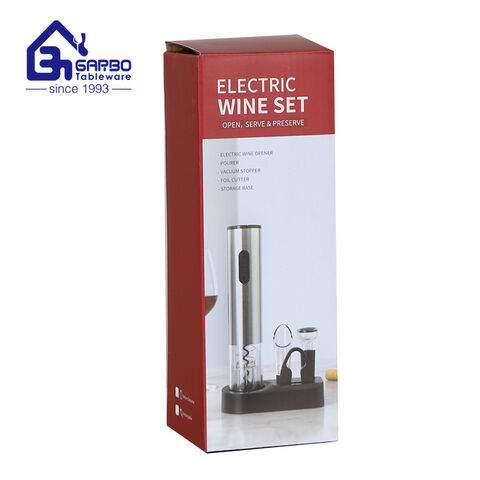 Hot Selling Semi-transparent Battery Electric Wine Opener 