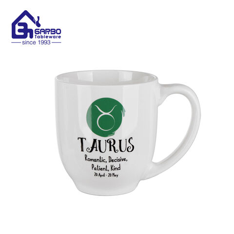480ml ceramic milk and coffee mug with decal stoneware for sale
