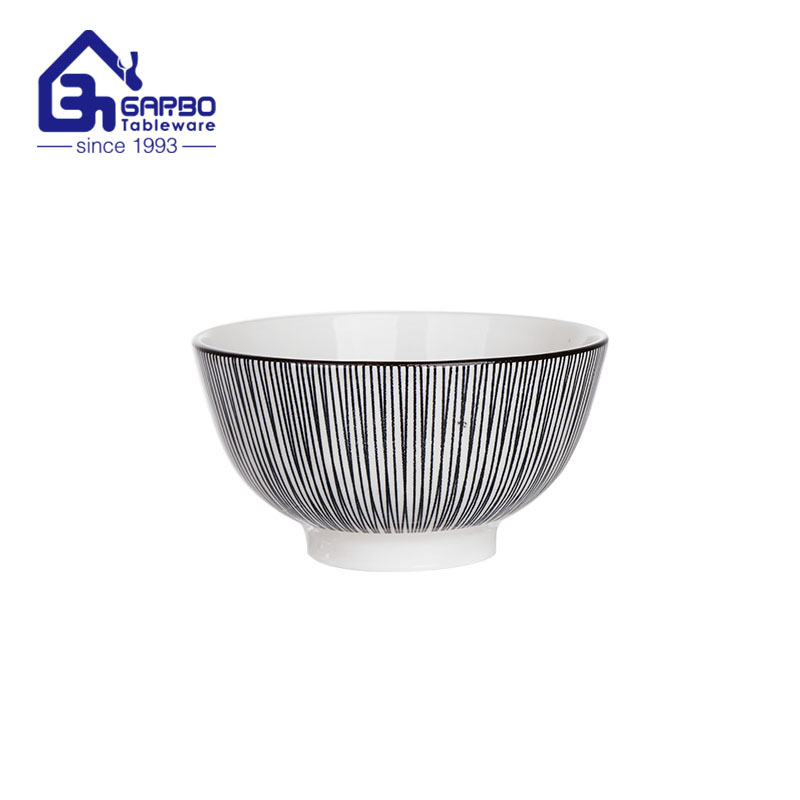 720ml factory direct supply porcelain bowl with customized underglazed print