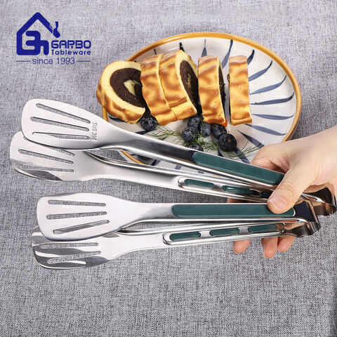 Made in China Stianless steel food tong with silicone for new year party