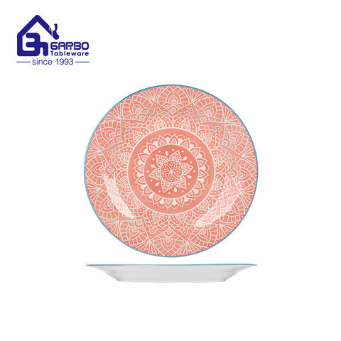 Classic blue and white floral design dessert plate
