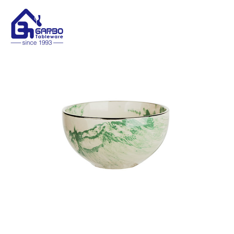Wholesale 6.1-inch black stoneware rice bowl, low price ceramic salad bowl  for South America 