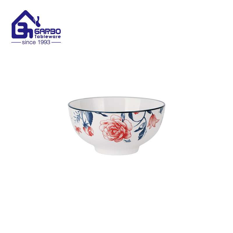 Premium elegant 4.5 inch porcelain bowl for housewarming gift 