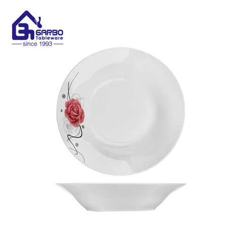 Durable porcelain plate 5.91 inch with full decal for sale
