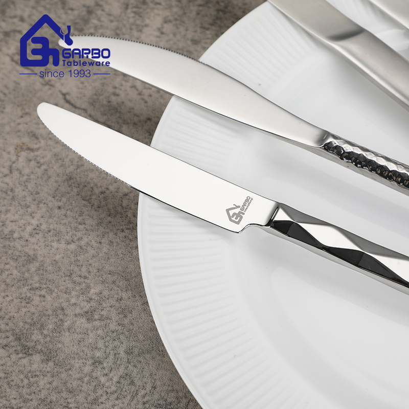 Mirror Polish Cutlery China Manufacturer Food Grade 18/0 Stainless Steel Dinner Knife