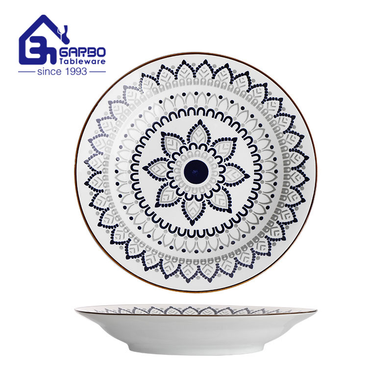 6-Inch Reinforced Porcelain Decorated Small Plate